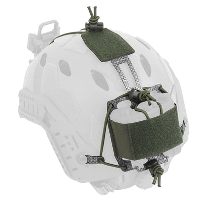 Tactical Helmet Battery Pouch PVS-31 NVG Battery Box Storage Pouch Elastic Adjustment Balance Weight Bag Counterweight Pack