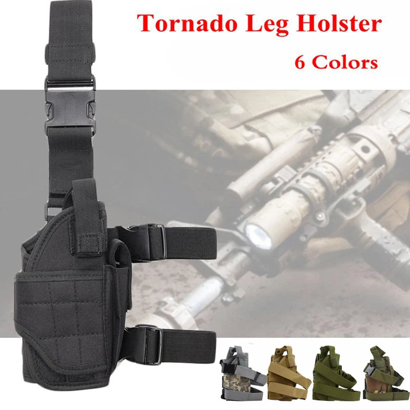 Universal Pistol Gun Leg Holster Tactical Hunting Shooting Gun Quick Drop Holster Glock Gun Carry Case