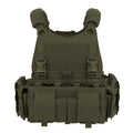 KRYDEX SCARAB Plate Carrier Tactical Heavy Duty Modular MOLLE Vest With 556 Magazine Pouch Placard For Outdoor Hunting
