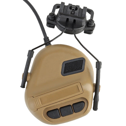 Tactical Headset Non-picking Noise-Cancelling Headset For Helmet Headset Baofeng Radio PTT Adapter Mobile Earphone