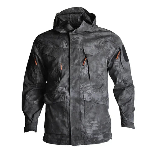 2025 Hunting Tactical Jacket Hooded Waterproof Wear-resistant Camping Jacket  Fleece Clothing Multicam Camouflage Windbreakers