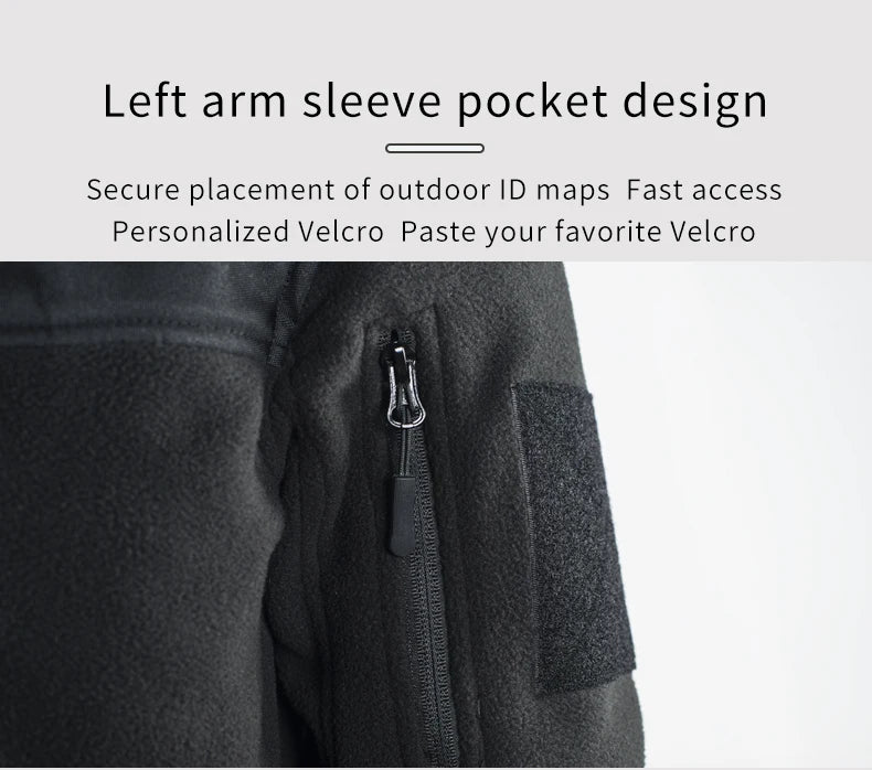 Tactical Winter Jacket Military Fleece Jacket Thermal Warm Camouflage Work Coats Mens Warm Clothes Safari Jacket Outwear