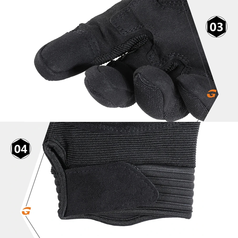Touch Screen Tactical Gloves Outdoor Cycling Sports Hiking Camping Hunting Airsoft Combat Bicycle Hard Shell Anti-skid Gear Men