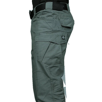 Men's Tactical Cargo Pants - Waterproof, Multi-Pocket, Durable Outdoor Combat Work Trousers