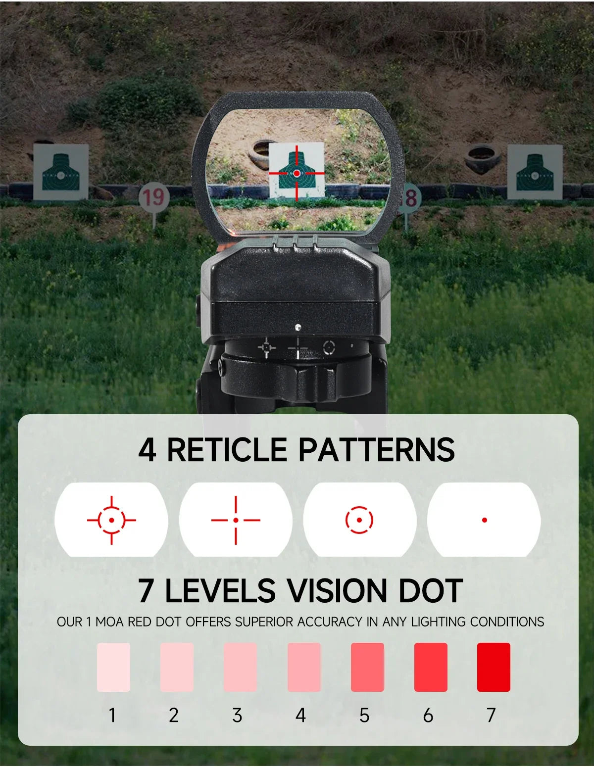 HD101 Tactical Reflex Red Dot Sight