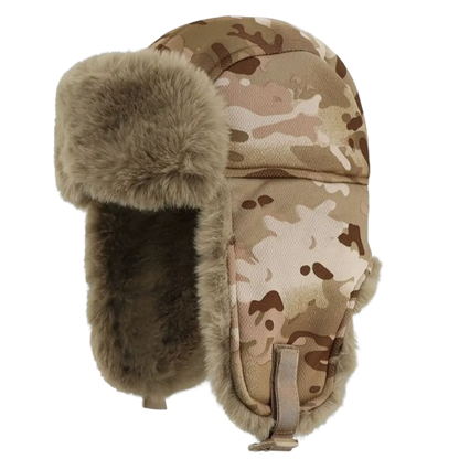 Camouflage Fur Hat