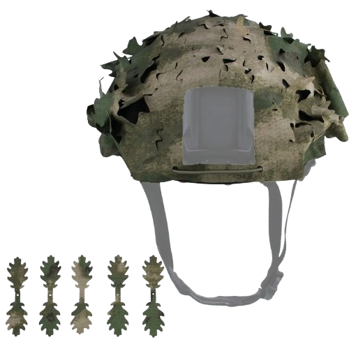 Helmet Camouflage Cover Leaves