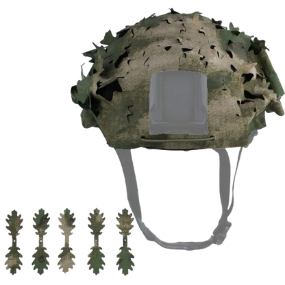 Helmet Camouflage Cover Leaves