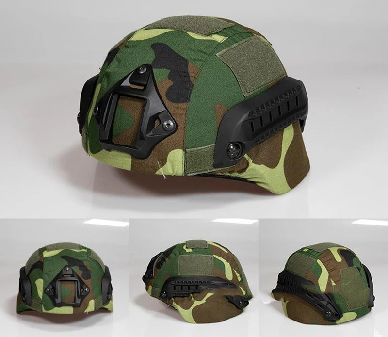 Tactical Helmet Cover Airsoft Paintball Wargame CS Camouflage Helmet Case Cloth Cover for MICH 2000 Helmet