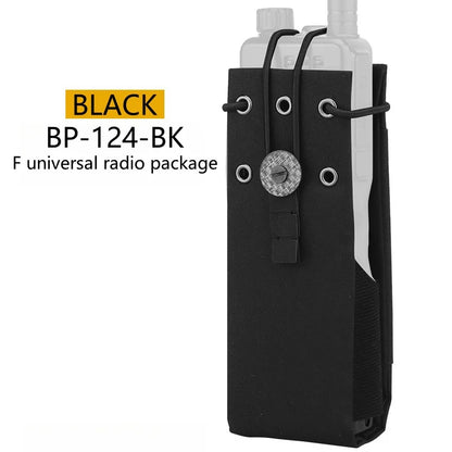 Multi functional Molle Radio Walkie Talkie Pouch Waist Bag For MPU5 PRC163 152 148 Interphone Holster Outdoor Vest Accessories