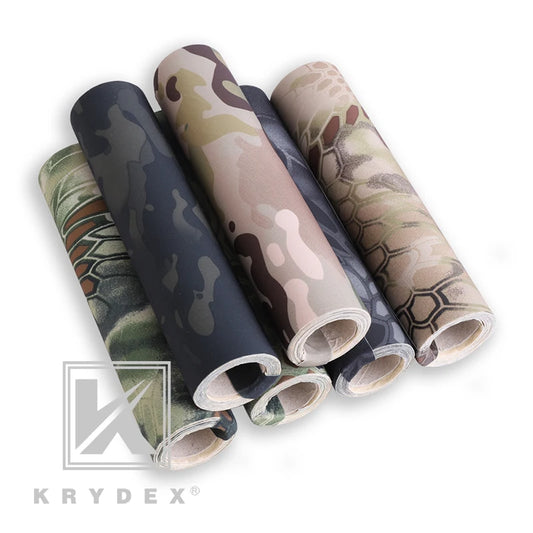KRYDEX Tactical Elastic Camouflage Stickers 150*20/30 MC Camo Tactical Wrap Adhesive Decal DIY Roll Shooting Hunting Accessories