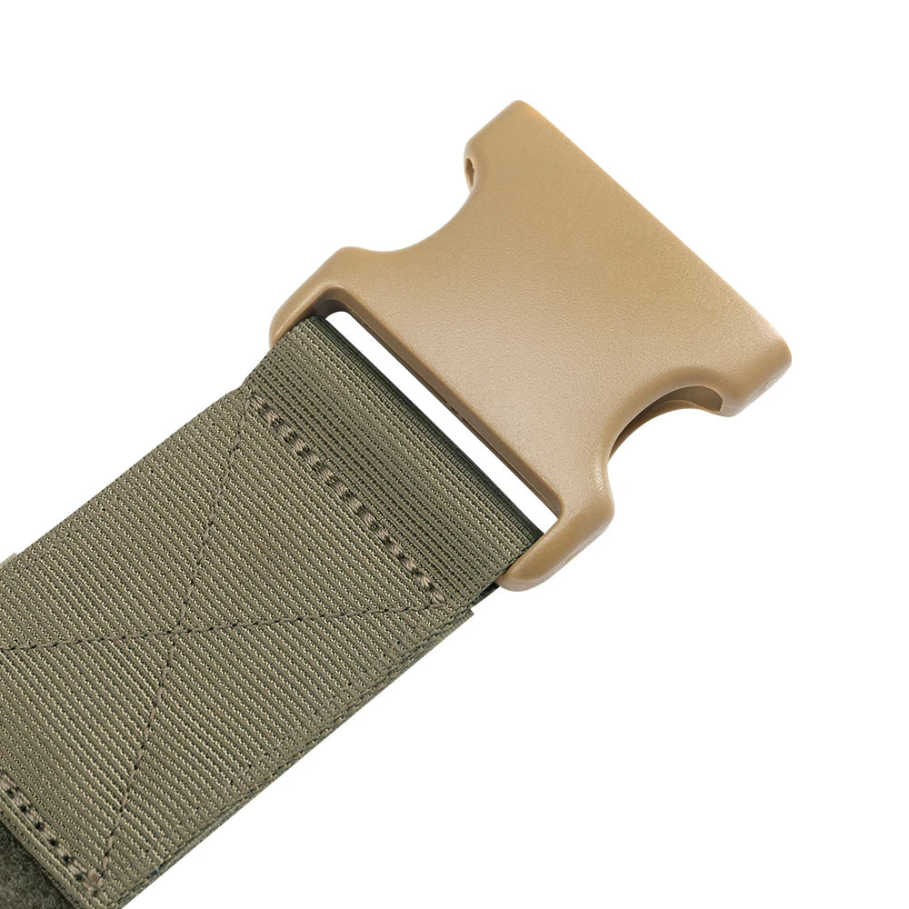 Tactical Battle Belt Adjustable Airsoft Waist Belt Quick Release Buckle Outdoor Hunting Paintball Padded Thickened Widened Waist