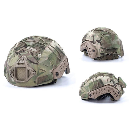 Multicam Helmet Cover Skin Tactical FAST Helmet Cover Gear Airsoft Paintball CS Helmet Protective Cover Accessories