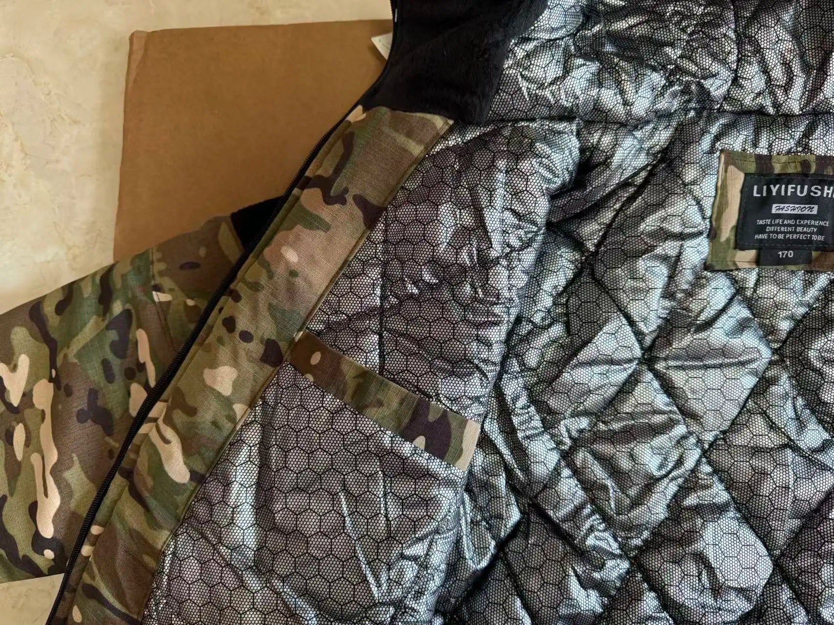 Winter Men's Tactical Camouflage Cotton-Padded Jacket Warm Windproof Military Parka Rip-Resistant Outdoor Combat Coat Hunting