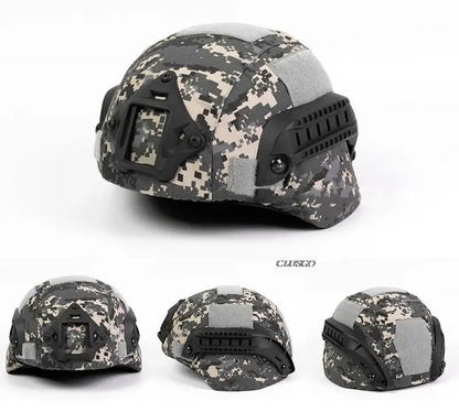 Tactical Helmet Cover Airsoft Paintball Wargame CS Camouflage Helmet Case Cloth Cover for MICH 2000 Helmet