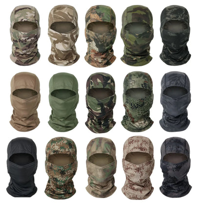 Tactical Camouflage Balaclava Hat Full Face Mask Skiing Cp Cycling Hunting Head Neck Cover Helmet Liner Cap Military Men Scarf