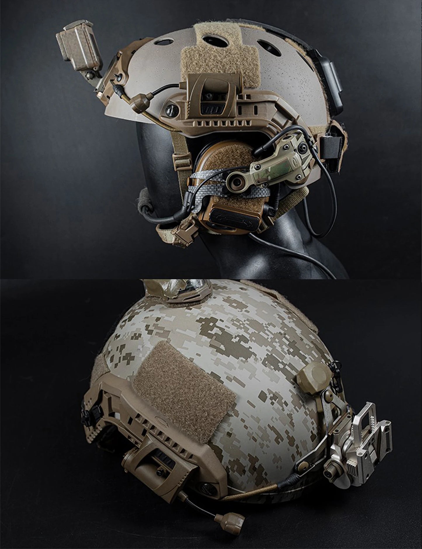 Tactical Helmet Light – Multi-Mode Military Illumination