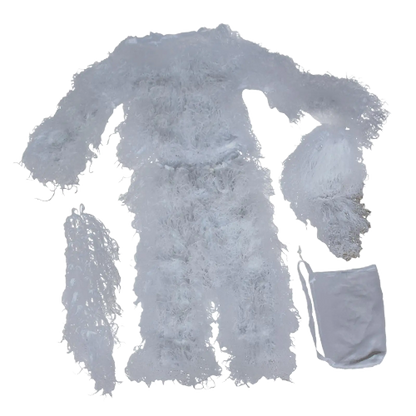 Winter White Ghillie Suit
