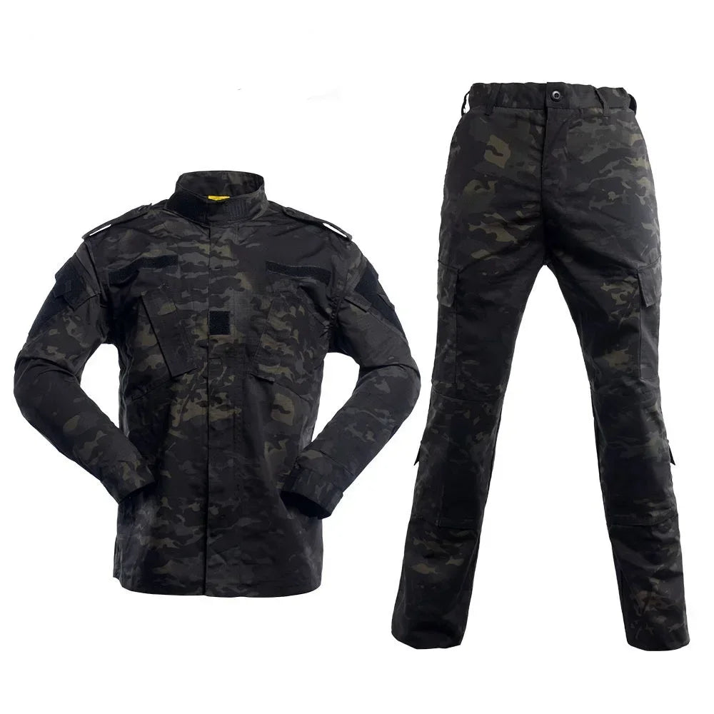 Multicam FG atacs Tactical Uniform Shirt Pants Combat Camouflage Uniform Men's Clothing Suit Airsoft CS Training Hunting Gear