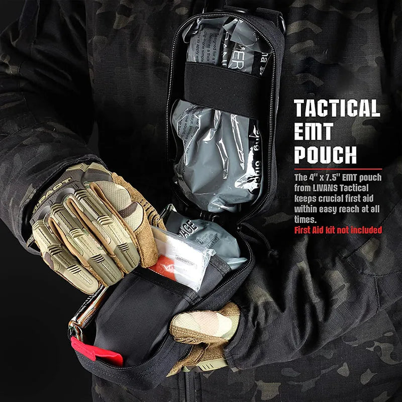 Tactical Thigh Moll Rig EDC Pouch Medical EMT Emergency First Aid Kit Pouch Survival IFAK Pouch Drop Leg Pannel Platform