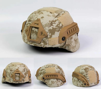 Tactical Helmet Cover Airsoft Paintball Wargame CS Camouflage Helmet Case Cloth Cover for MICH 2000 Helmet