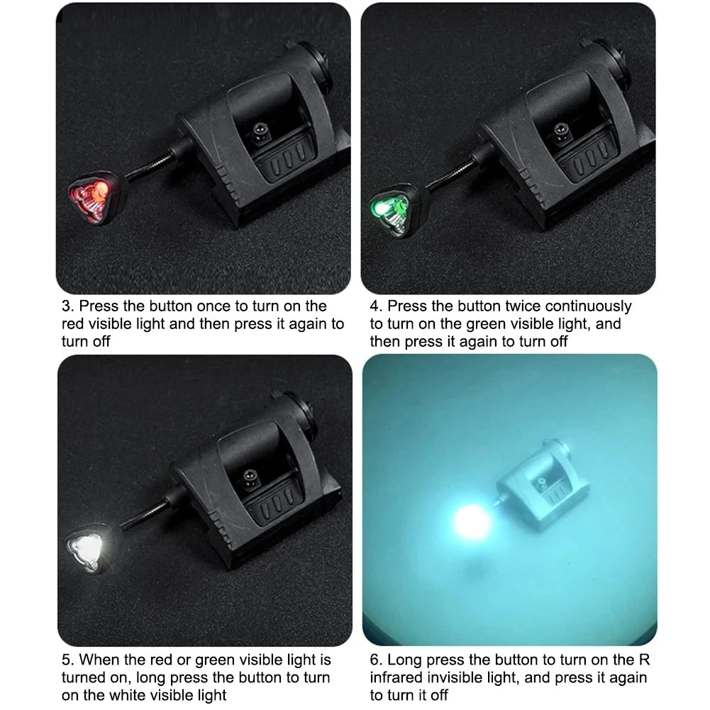 Tactical Helmet Light – Multi-Mode Military Illumination