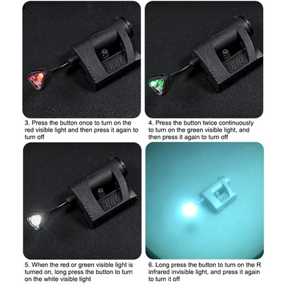 Tactical Helmet Light – Multi-Mode Military Illumination