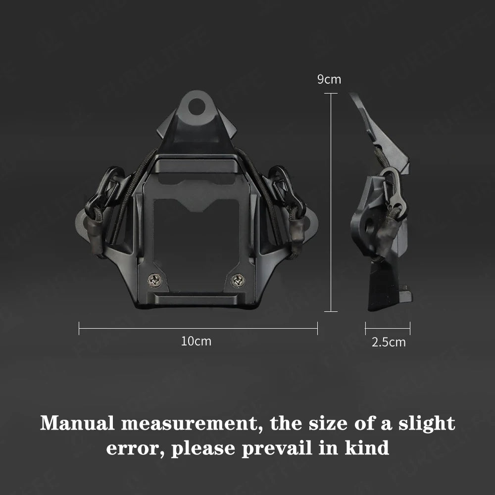 VULPO New Tactical Helmet/Shield Three-hole NVG mounting adapter/aluminum modular shield for the FAST MICH AF Wendy Fast Helmet