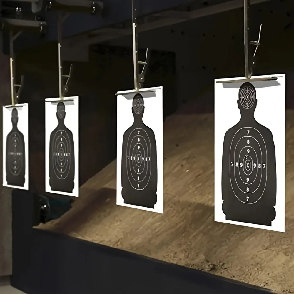 Archery Target Paper black Silhouette Human Body Shape Darts Catapult Outdoor Sport Practice Shooting Hunting Training parts
