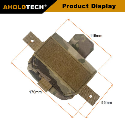 Aholdtech Tactical Counterbalance Weight Bag Helmet Battery Balancing Pack Bag NVG CounterWeight Pouch Helmet Accessories Gear