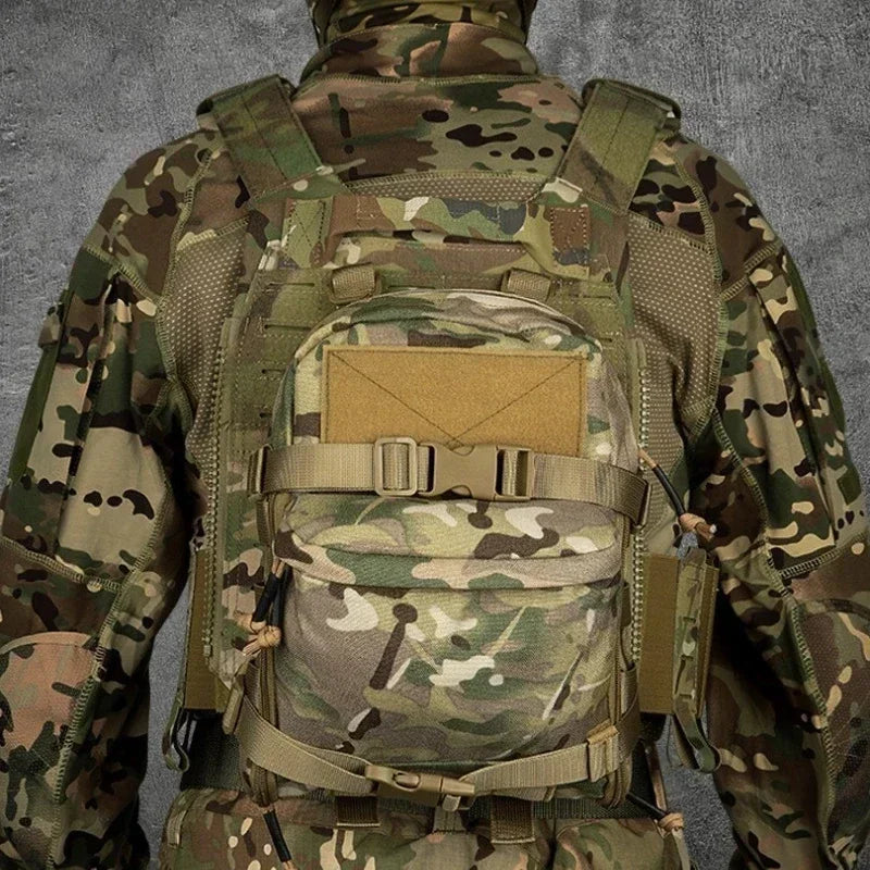 Tactical Vest Backpack - 1000D Nylon MOLLE System