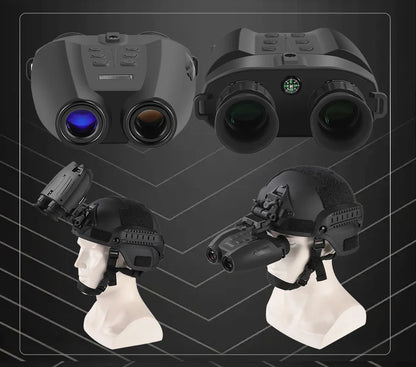 PVS-32 HD 1080P Video Camera 8X Zoom NVG Mount Head Mounted Infrared Night Binoculars New Tacticle Helmet Night Vision Goggles