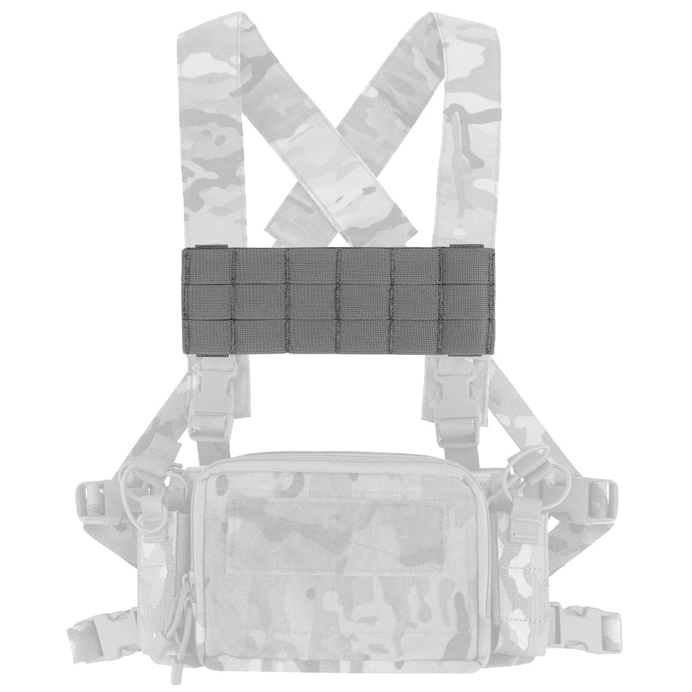 Tactical Chest Rig Harnesses MOLLE Expansion Plate Navigation Pouch Phone Case Mount D3CRM Chest Rig Hunting Vest Accessories