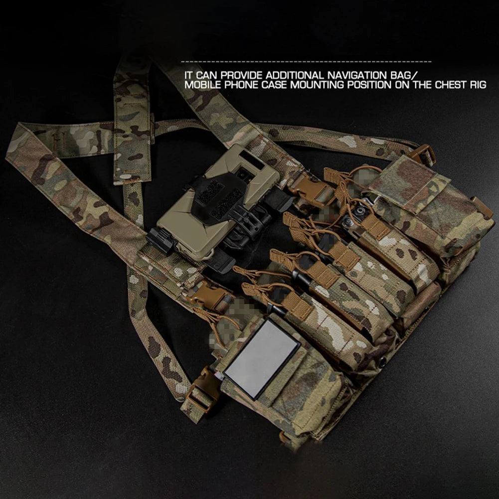 Chest Rig Harnesses Extension Accessories Tactical Chest Vest Rig Chest Rig Expansion Airsoft Tactical Vest Accessories