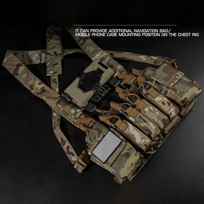 Chest Rig Harnesses Extension Accessories Tactical Chest Vest Rig Chest Rig Expansion Airsoft Tactical Vest Accessories