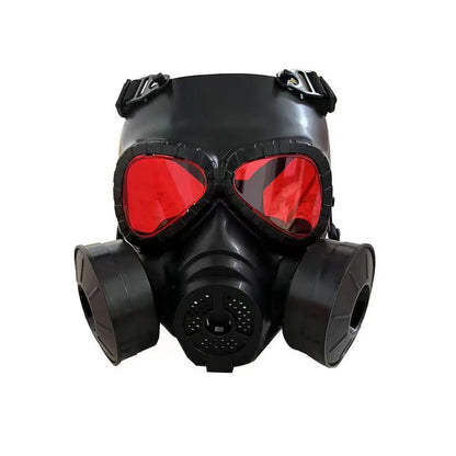 Protective Tactical Respirator Mask Full Face Gas Mask for Airsoft Shooting Hunting Riding CS Game Cosplay Protection