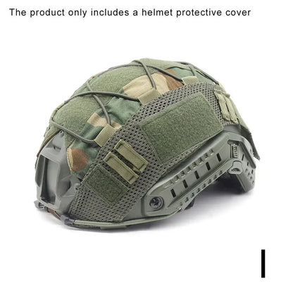 Outdoors Tactical Helmet Cloth Helmet Cover Elastic Helmet PJ Helmet Cover Cloth Cover MH Helmet BJ Helmet Camouflage Tacti R0G9