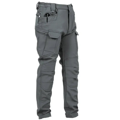 Tactical Pants Men X7 Soft Shell Fleece Windproof Waterproof Camo Combat Trousers Big Pocket Wear-resistant Trekking Cargo Pants