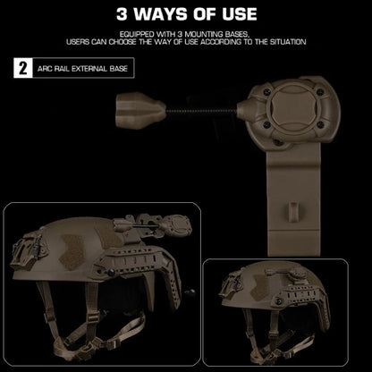Tactical Helmet Signal Light – Multi-Mode IR & Color Beacon