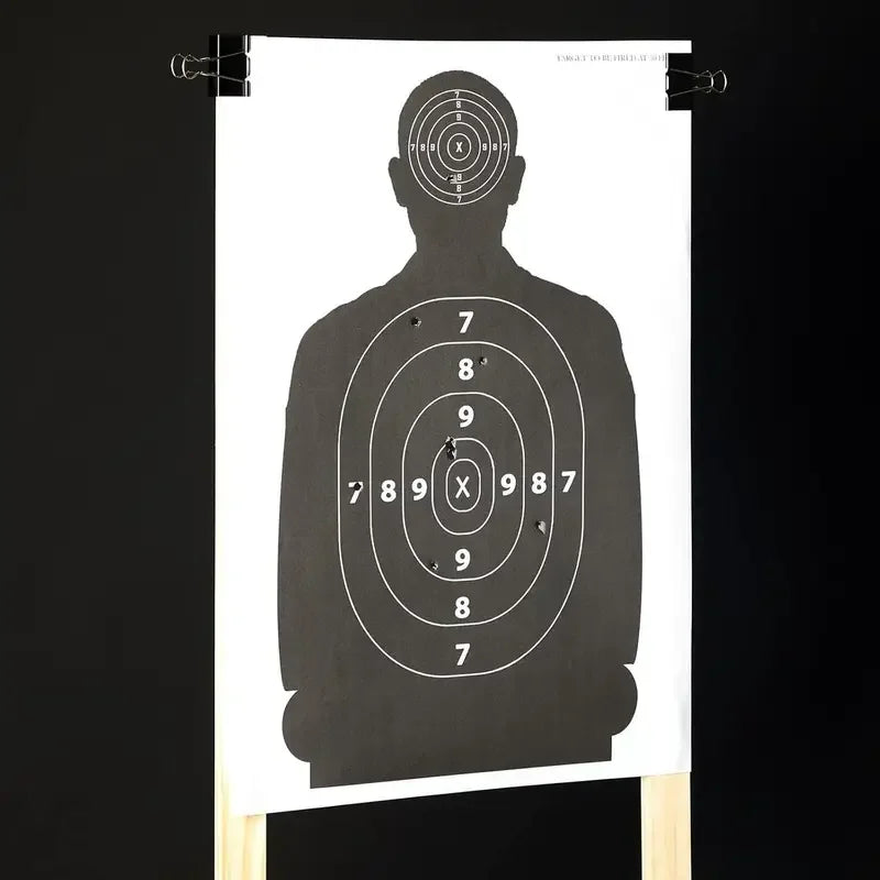 Archery Target Paper black Silhouette Human Body Shape Darts Catapult Outdoor Sport Practice Shooting Hunting Training parts