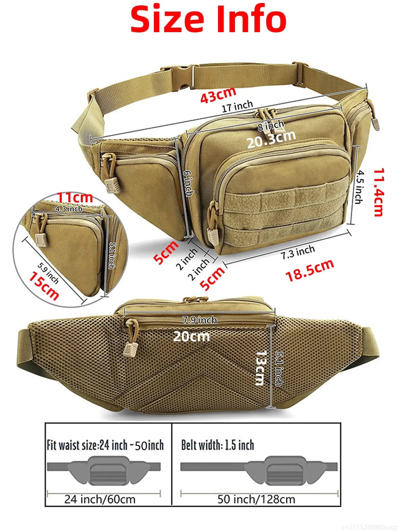 Premium Tactical Waist Pack
