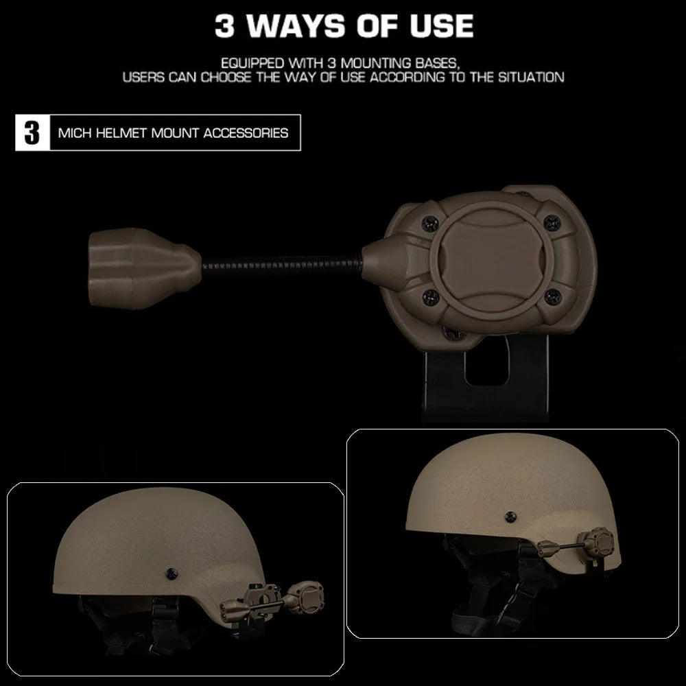 Tactical Helmet Signal Light – Multi-Mode IR & Color Beacon