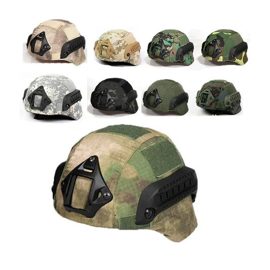 MICH2000 Tactical Helmet Cover Hunting Airsoft Outdoor Shooting Sports Camouflage Protective Helmet Cloth Cover Helmet Accessory