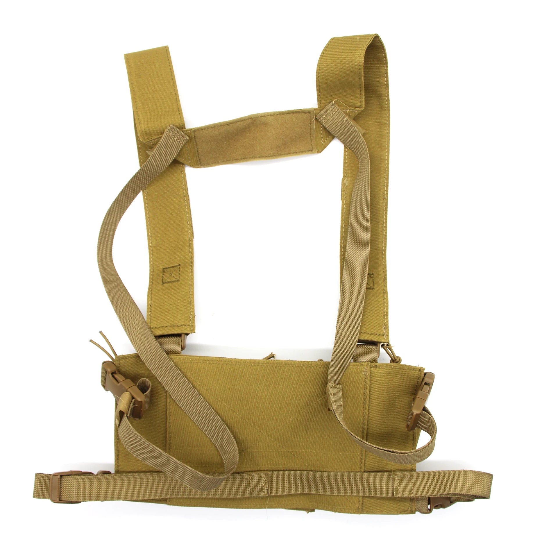 Tactical D3 Chest Rig Bag Radio Harness Front Pouch Holster Military Vest Rig Bag Adjustable Functional Two Way Radio Pouch