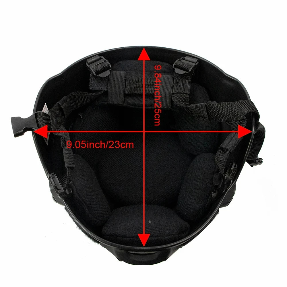 BOOIU FAST Airsoft Helmet MICH 2000 MH Tactical Helmet Outdoor Tactical Painball CS Shooting Cycling Military Protect Equipment