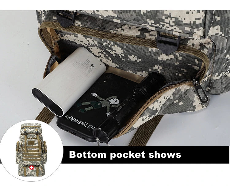 80L Tactical Expedition Backpack