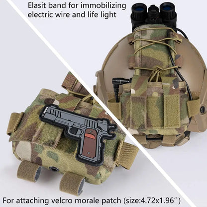 Battery Pouch Tactical Helmet MK1 Counterweight Pouch Helmet NVG Battery Pack Balance Weight Bag Helmets Accessories