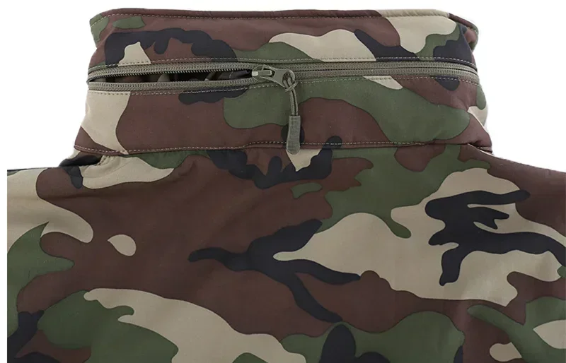 Outdoor Fleece Jacket Shell Tactical Jackets Camo Coats Airsoft Training Durable Hunting Clothes Windbreakers Men Clothing