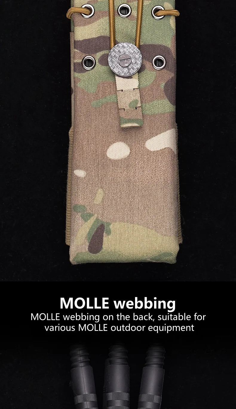 Multi functional Molle Radio Walkie Talkie Pouch Waist Bag For MPU5 PRC163 152 148 Interphone Holster Outdoor Vest Accessories