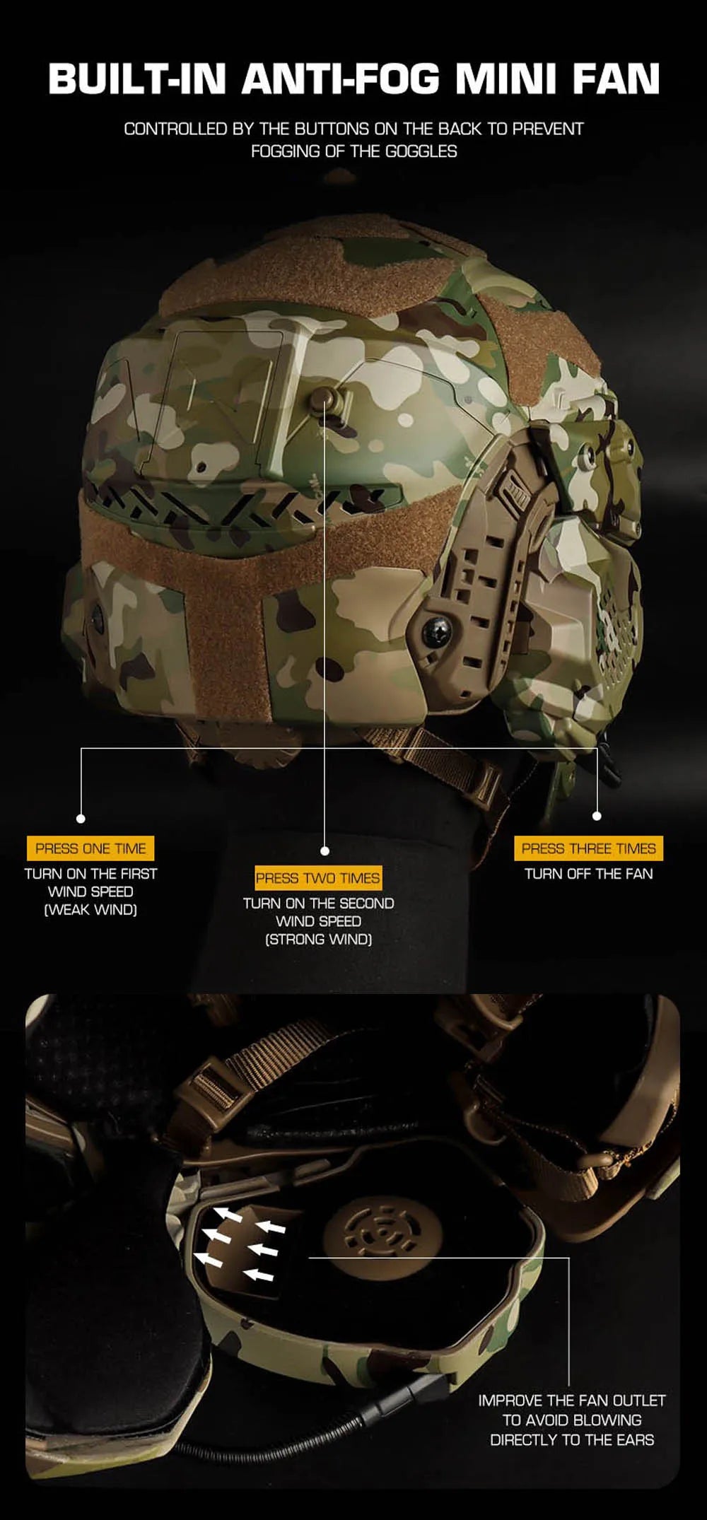 NIGHTRAID™ Operator Helmet System
